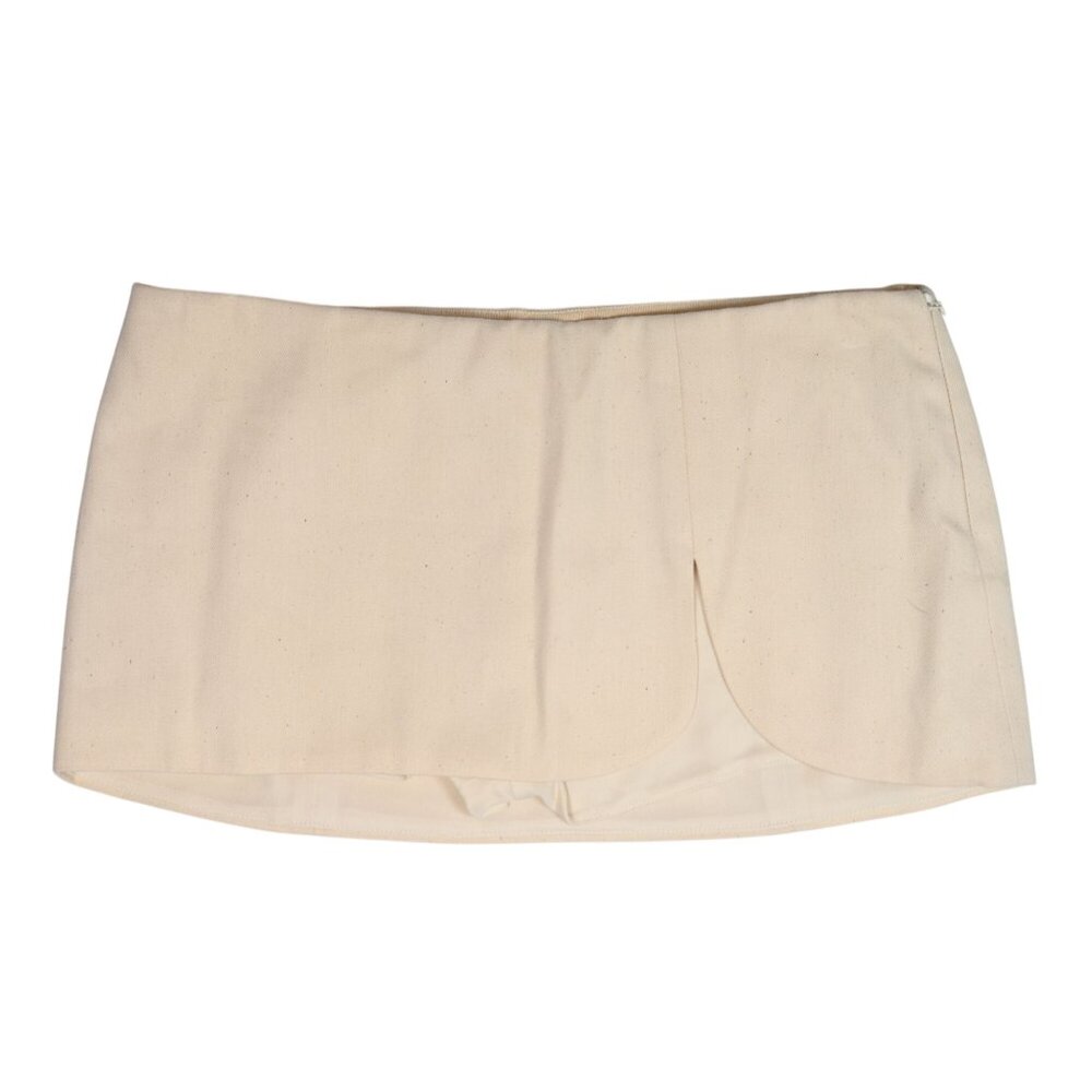 Mirror Palais Muslin Mini Skort in Beige